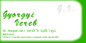 gyorgyi vereb business card